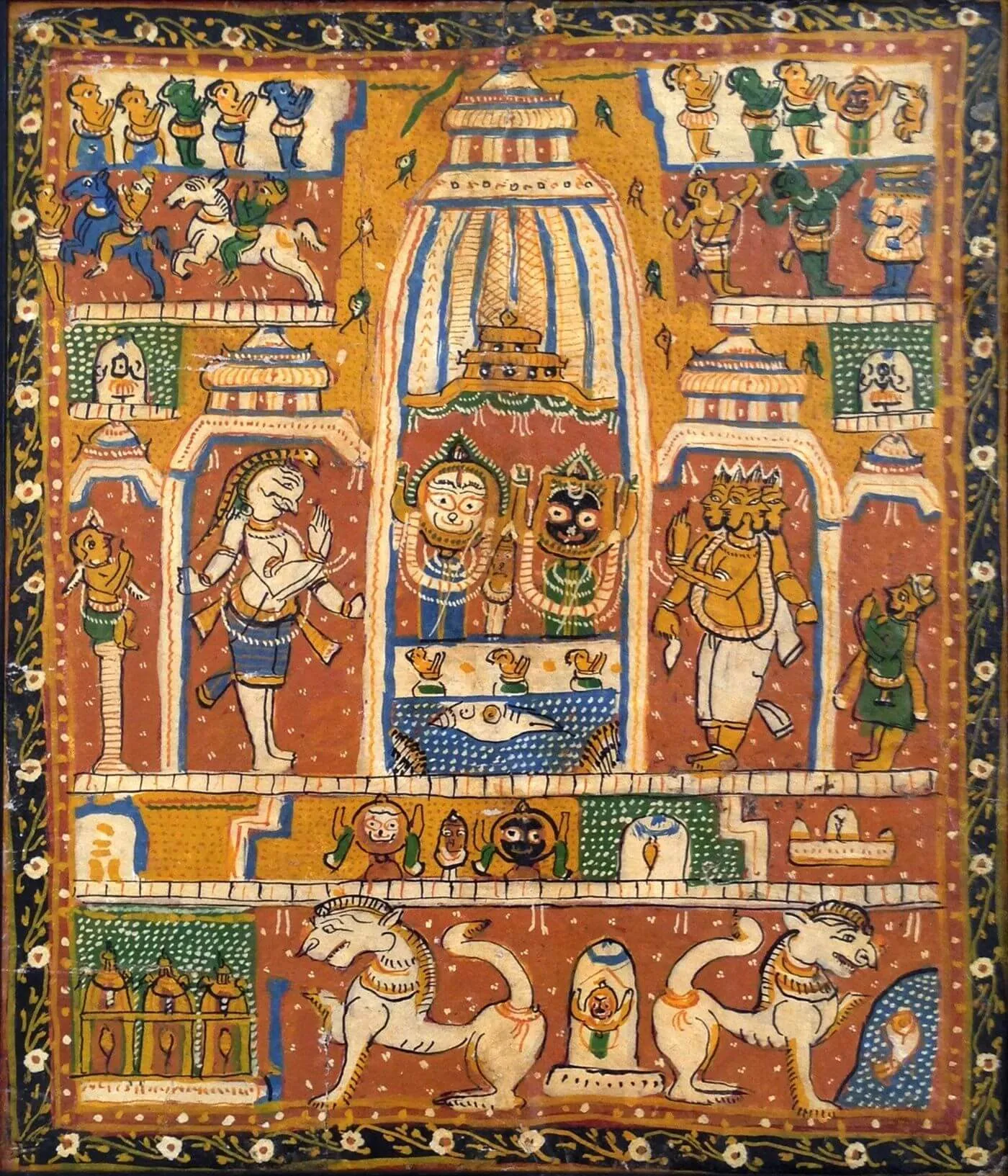 Deities enshrined in the Jagannath Temple, 19 th century