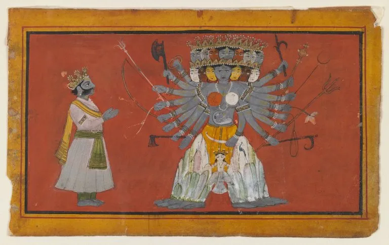 Brooklyn Museum - Vishvarupa The Cosmic Form of Krishna, circa 1820